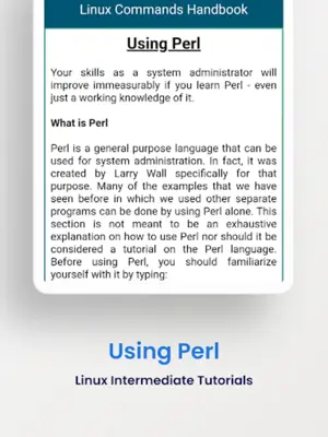 Linux Commands Handbook android App screenshot 0