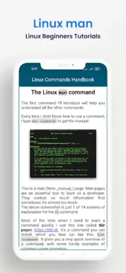 Linux Commands Handbook android App screenshot 9