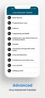 Linux Commands Handbook android App screenshot 10