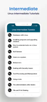 Linux Commands Handbook android App screenshot 11