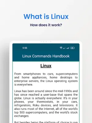 Linux Commands Handbook android App screenshot 5